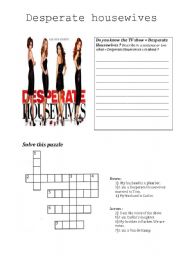 English Worksheet: Desperate Housewives