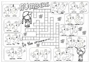 NUMBERS CROSSWORD