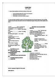 English Worksheet: Lemon Tree 