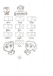 English Worksheet: numbers