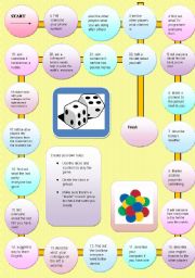 English Worksheet: Break the ice - board game