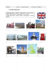 English Worksheet: london wonders 