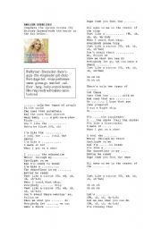 English Worksheet: Circus -Britney Spears