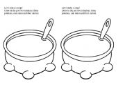 English Worksheet: vegetable soup