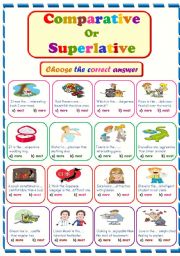 Comparatives Or Superlatives ?