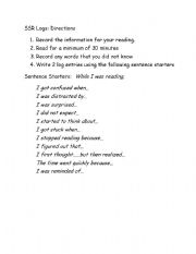 English Worksheet: SSR Logs