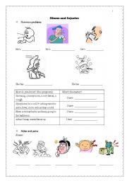 English Worksheet: illness vocabulary