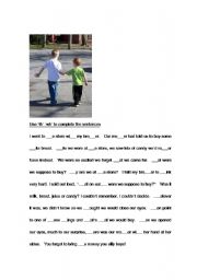 English worksheet: Brothers