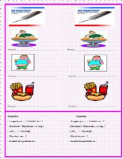 English worksheet: Do you have any suggestions ?