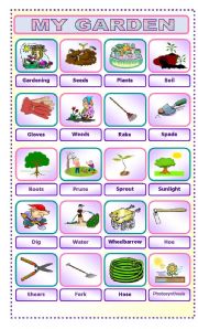 The Garden Worksheets