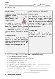 English Worksheet: Past Simple