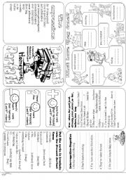 English Worksheet: Present Perfect Simple minibook