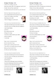 English Worksheet: Song Rolling in the Deep - Adele (Elementary)