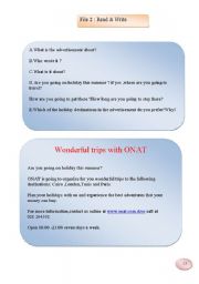 English Worksheet: advertisement