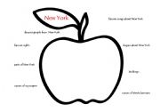 English Worksheet: Mind Map New York 