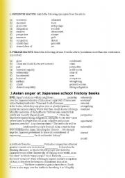 English worksheet: History books 