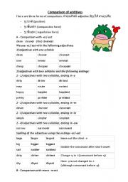 English Worksheet: Comparison Practice