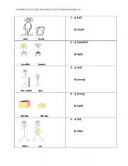English Worksheet: Comparatives