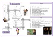 English Worksheet: Hamlet - crossword puzzle