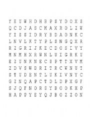 English Worksheet: Find me! wordpuzzle