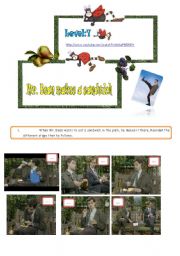 English Worksheet: Mr. Bean makes a sandwich ( part 1)