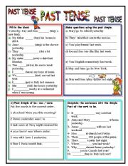 English Worksheet: PAST SIMPLE