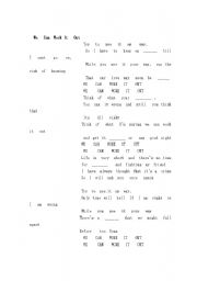 English Worksheet: Robs Beatles Songs - Listening Comprehension