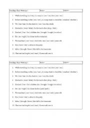 English Worksheet: Similar Words Warm-up