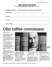 English Worksheet: Coffee Business