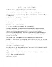 English Worksheet: Fundamental Rights