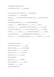 English Worksheet: countable and uncountable nouns