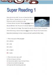 English Worksheet: Super Reading Series 2