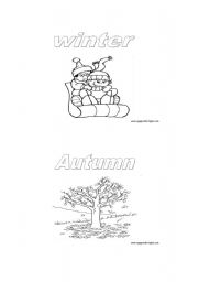 English Worksheet: Seasons