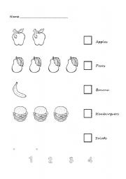 English Worksheet: Food matching