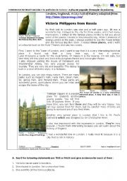 English Worksheet: London, a city full of history