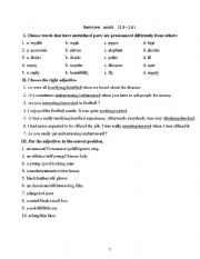 English Worksheet: danh sach
