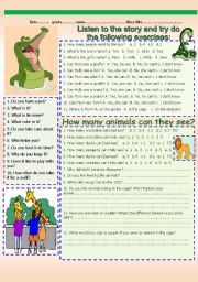 English Worksheet: LISTENING-COMPREHENSION. 