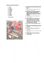 English worksheet: Body Parts