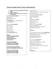 English worksheet: Moves like Jagger