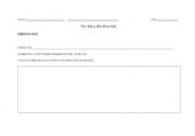 English Worksheet: Character Study
