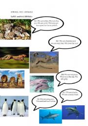 English worksheet: Zoo Animals