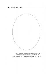 English Worksheet: EARTH