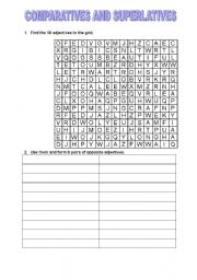 English worksheet: crossword