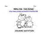 English Worksheet: Peppa pig: the picnic