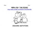 English worksheet: Peppa pig: the picnic