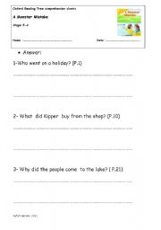 English worksheet: Oxford Reading tree 