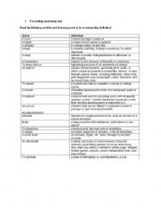 English Worksheet: Vocabulary regarding social media