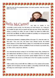 English Worksheet: Stella McCartney