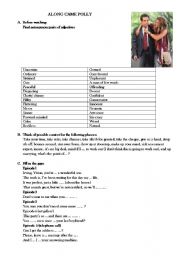 English Worksheet: Along Came Polly