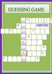 GUESS GAME - TECHNOLOGY CROSSWORDS